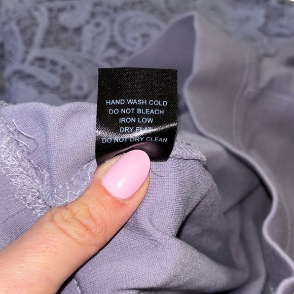 Haute Monde Lace Lilac Pencil Bodycon Skirt Women’s S Spring Office Easter Girly - Picture 8 of 9